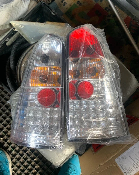 UK LTG Pair LED rear lights Ford Focus tournament 1 C170 DNW 98-04 Chrome RHD