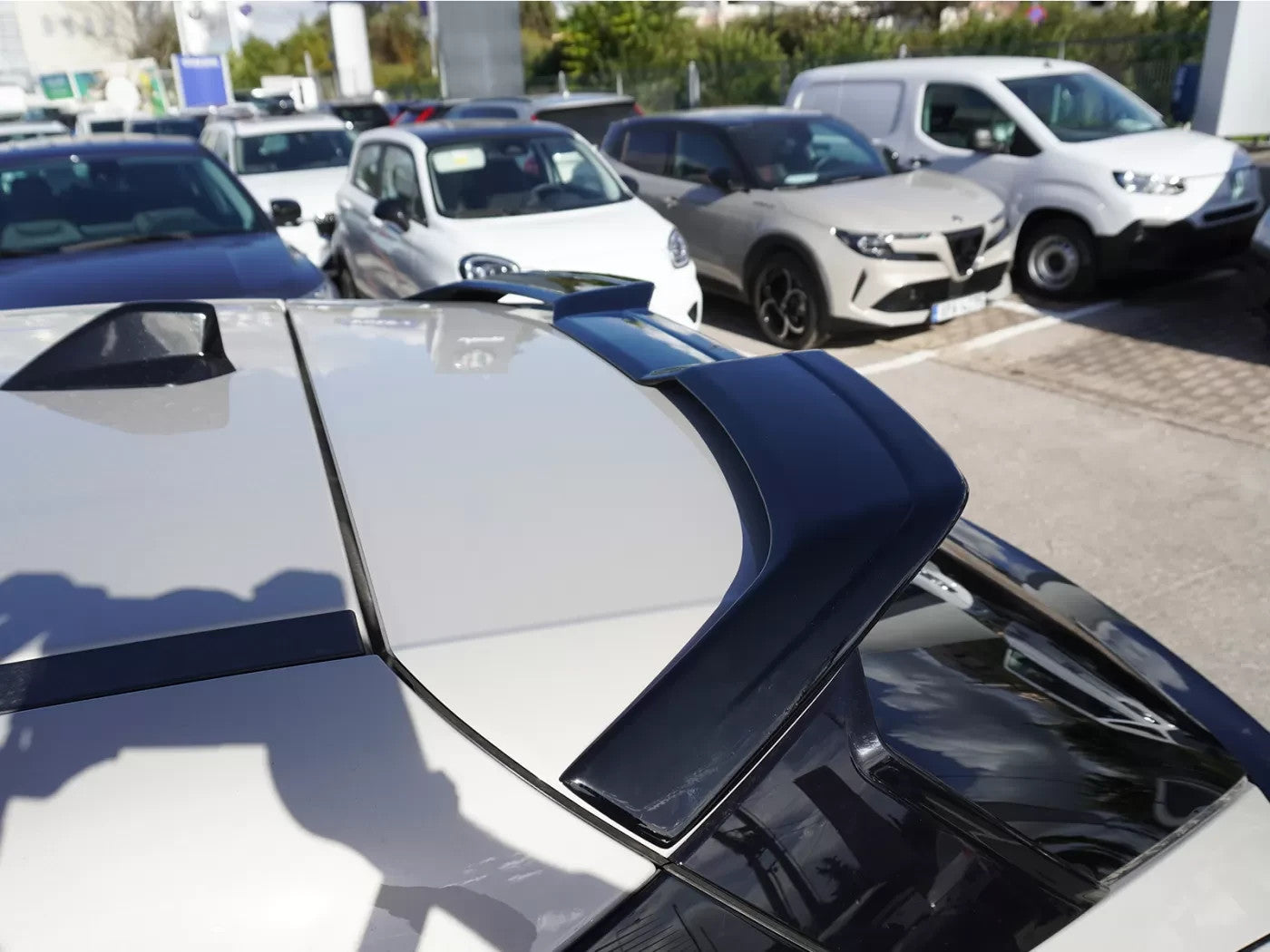 Motordrome Roof Spoiler Rear Wing Alfa Romeo Junior 24+ Gloss Black Finish