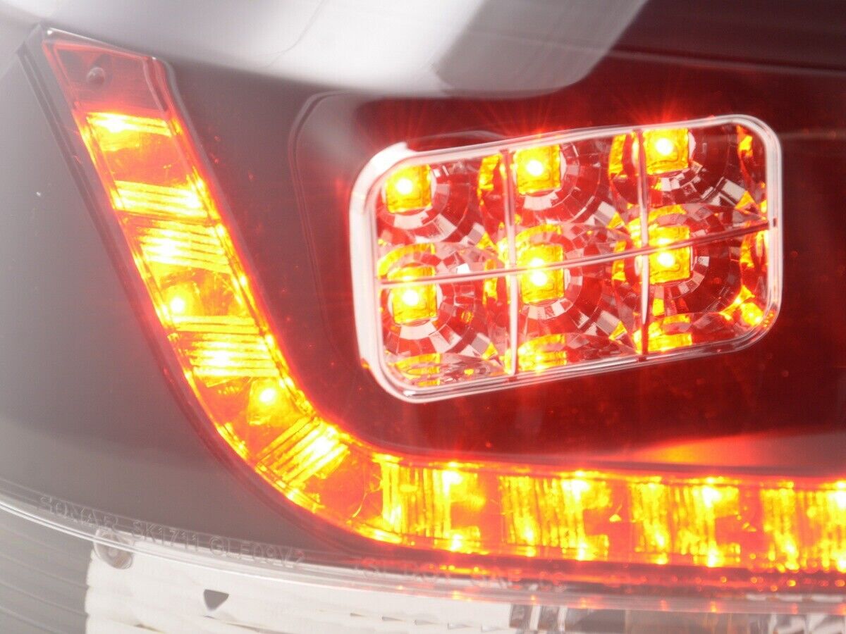 FK Pair LED Lightbar Rear Lights VW Golf 6 MK6 1K 08-12 smoke black RHD