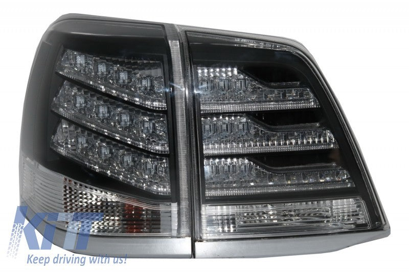 KT Pair LED Rear Lights Tail Lamps Toyota Land Cruiser FJ200 J200 07-11 LHD