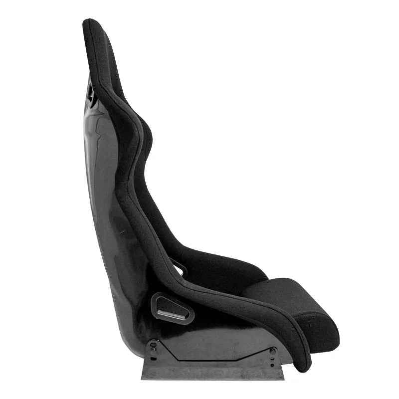 ATST x1 BS1 Universal Classic Bucket Seats Black HD Textile Fabric + slides