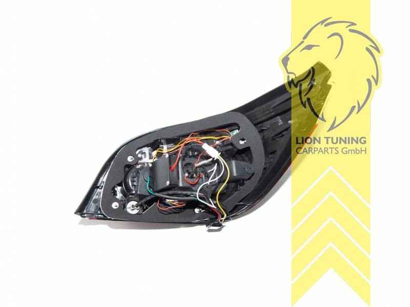 LTG Pair LED Rear Lights Tail Lamps BMW E60 S85 M5 LCI 07+ red white chrome LHD