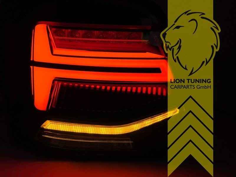 LTG Pair LED Dynamic Rear Lights Tail Lamps VW Polo 6R 6C 09-17 smoke LHD