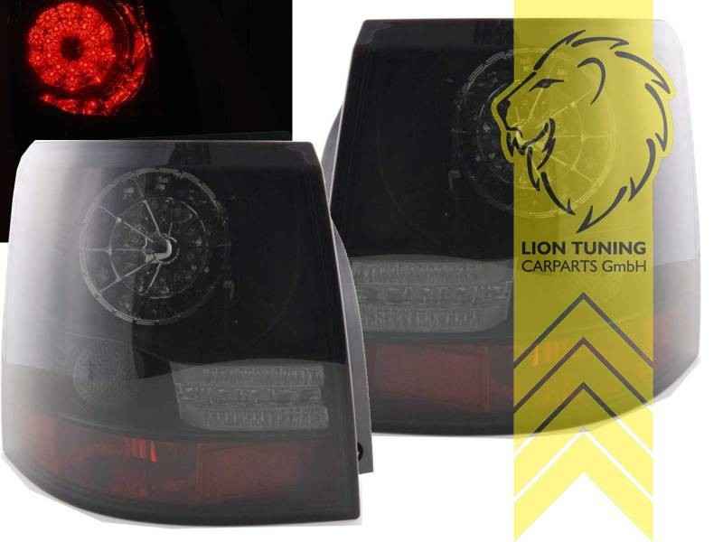 LT Pair DYNAMIC LED DRL Rear Tail Lights Range Rover 3 LS 05-13 Black Smoke LHD