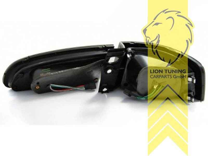 LTG Pair LED Rear Lights Tail Lamps Seat Ibiza 6L 6L1 red black 02-08 LHD