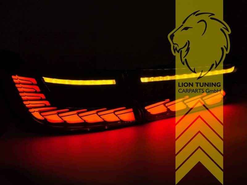 LTG Pair LED Dynamic Rear Lights Tail Lamps BMW 3 Series G20 + LCI 19+ Black LHD