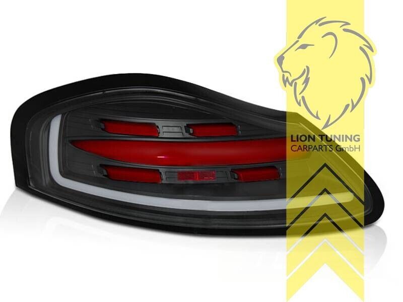 LT LED Lightbar DYNAMIC Rear Lights Tail Lamps Porsche Boxster 986 black red LHD