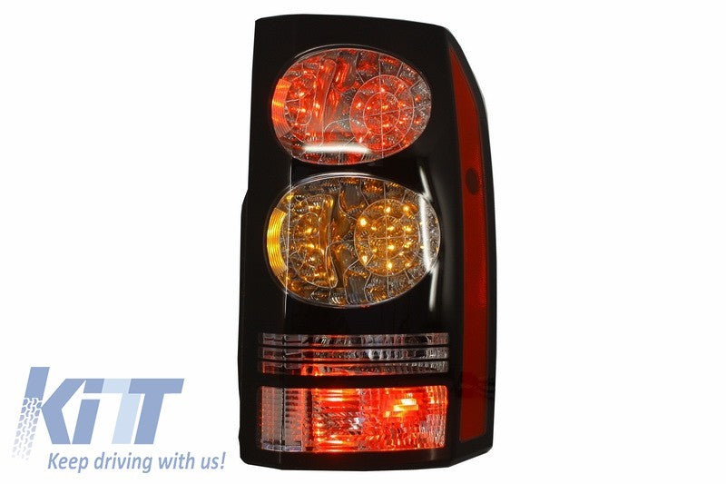 KT Pair LED Rear Lights Land Rover Discovery 3 & IV 4 04-16 Black Conv Facelift