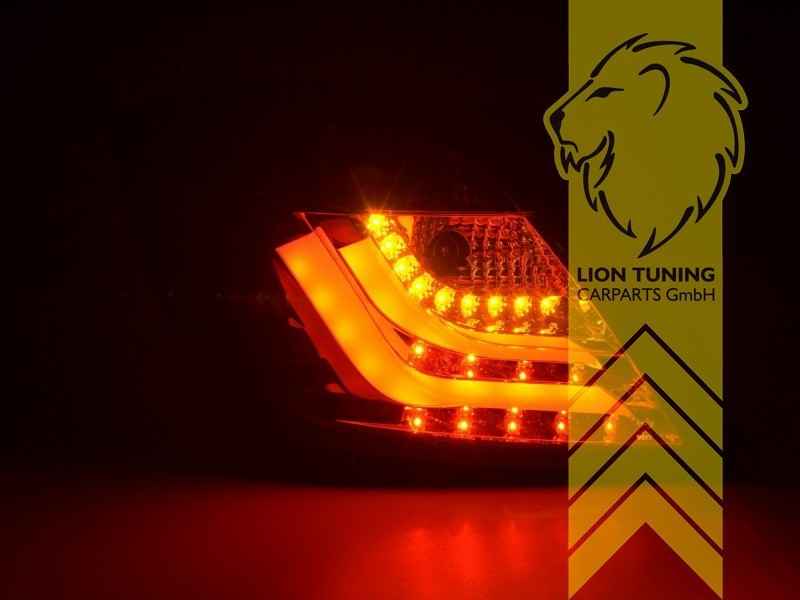 LTG Pair LED Rear Lights Tail Opel Vauxhall Astra H CC GTC L08 FL 05+ Smoke LHD