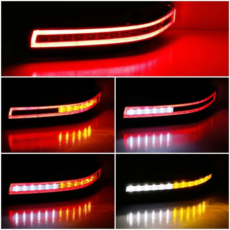 LED Rear Lights Smoked Lens Rear Turn Indi Brake Backup Reverse Lamps 03-09 350Z