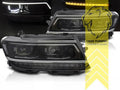 LTG Pair LED DRL Lightbar Headlights VW Tiguan 2 5AN AD1 16-20 black LHD EXPORT