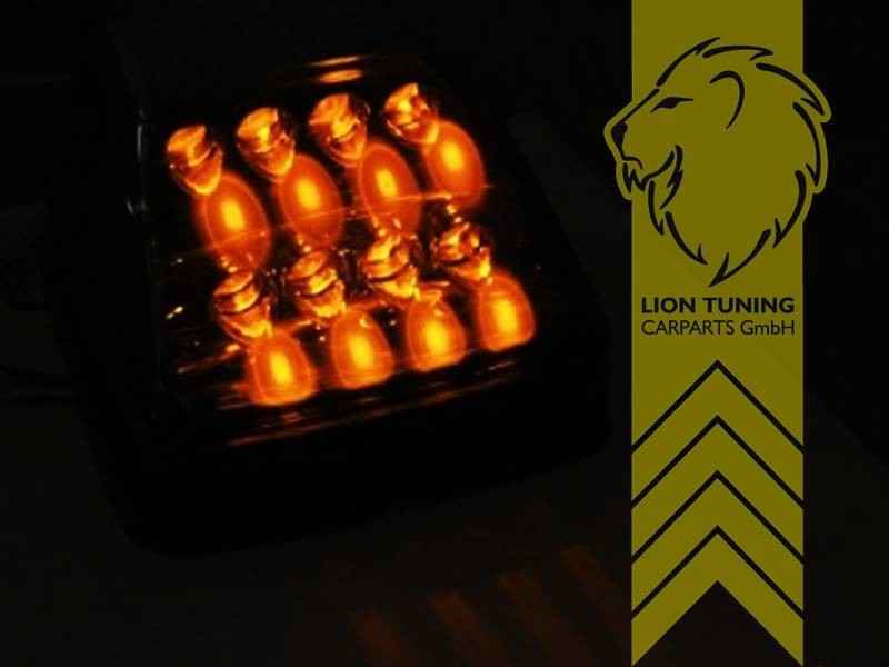 LTG Pair LED DRL front indicators Mercedes W461 W463 89-12 Black