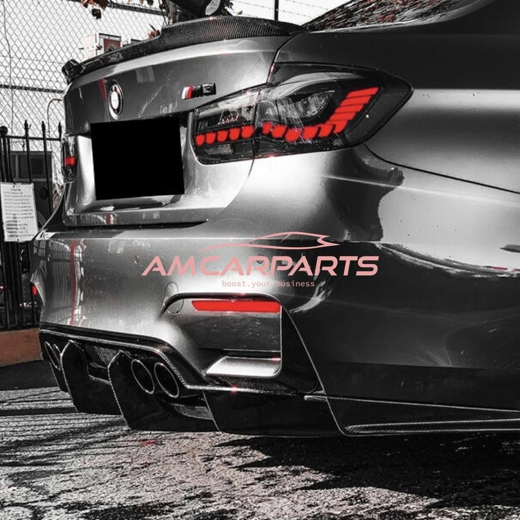 AMCP LED Lightbar Rear Lights Tail Lamps SEQ BMW 3 F30 F80 Sedan 13-18 LHD