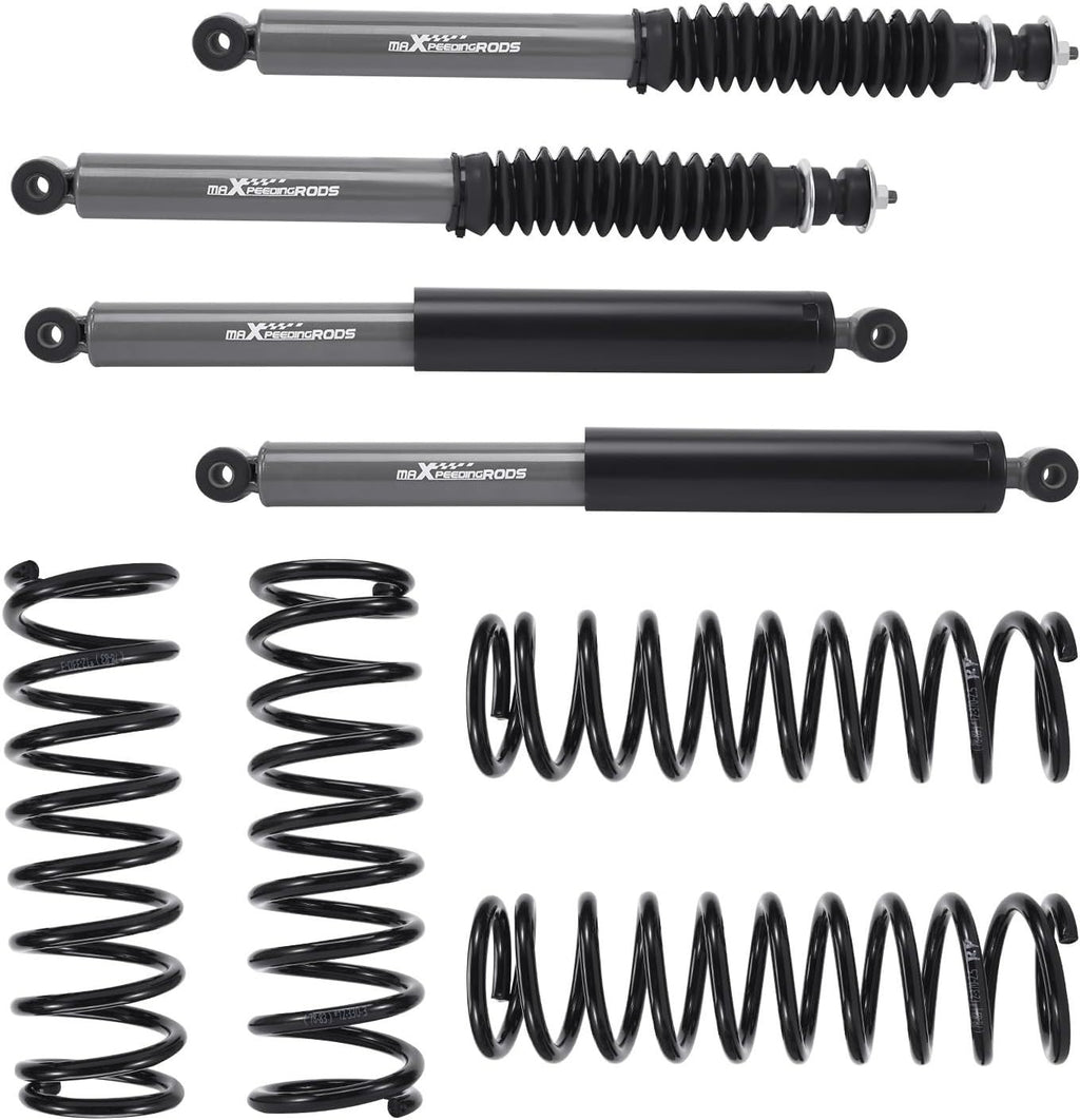 MXPR 4Pcs Front & Rear Lowering Coilovers Lift Kit Suzuki Jimny 2" 50mm 98-13
