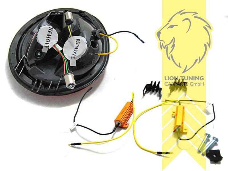 LTG Pair LED Rear Lights Lamps VW New Beetle 9C1 1C1 1Y7 98-05 black smoke LHD