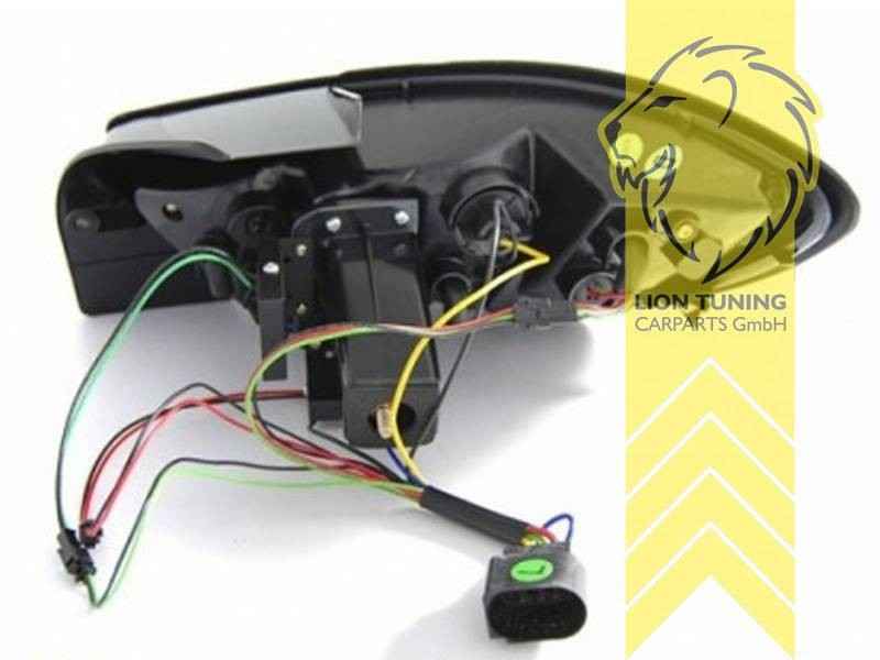 LTG Pair LED Rear Lights Tail Lamps Seat Ibiza 6J 6J5 08-12 black FR design LHD