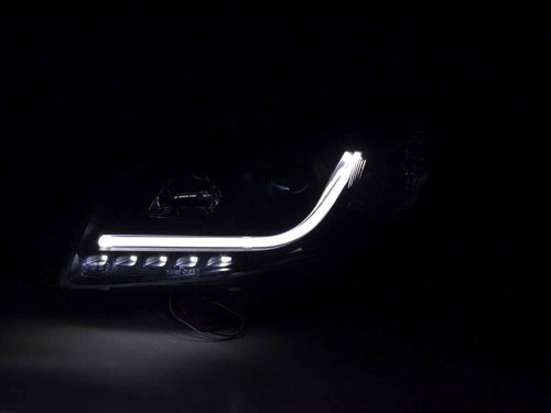 FK Pair LED DRL Halo Lightbar Headlights Opel Vauxhall Insignia 08-13 LHD