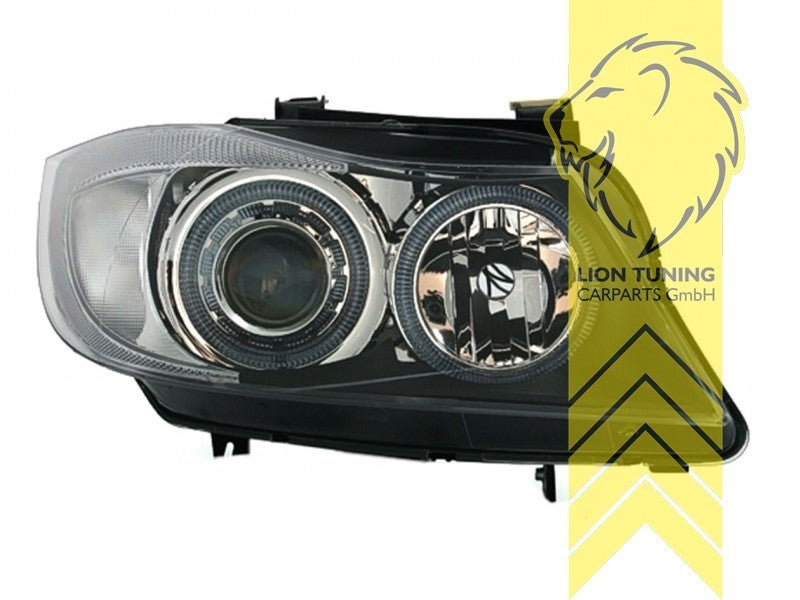 LTG DEPO LED Headlights BMW E90 Sedan E91 Touring 05-08 Black LHD