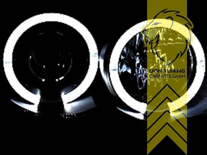 LT Pair LED DRL Halo Headlights Peugeot 307 307CC Cabrio SW Break 3A/C 3B 3H LHD