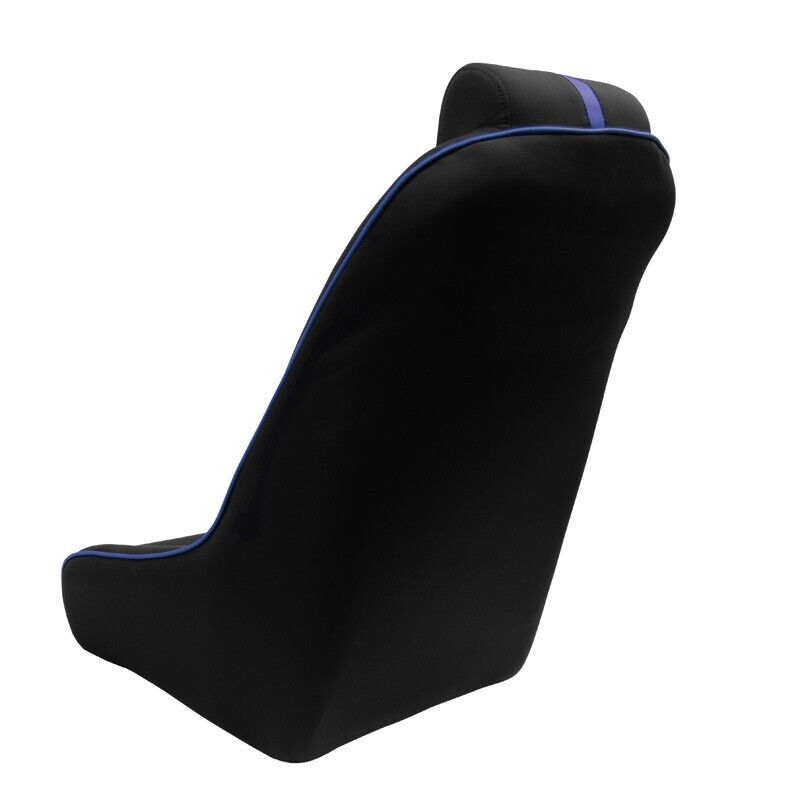 AS x1 Univ Classic RS Black Blue Car Retro Kit Fixed Back Bucket Seat + slides