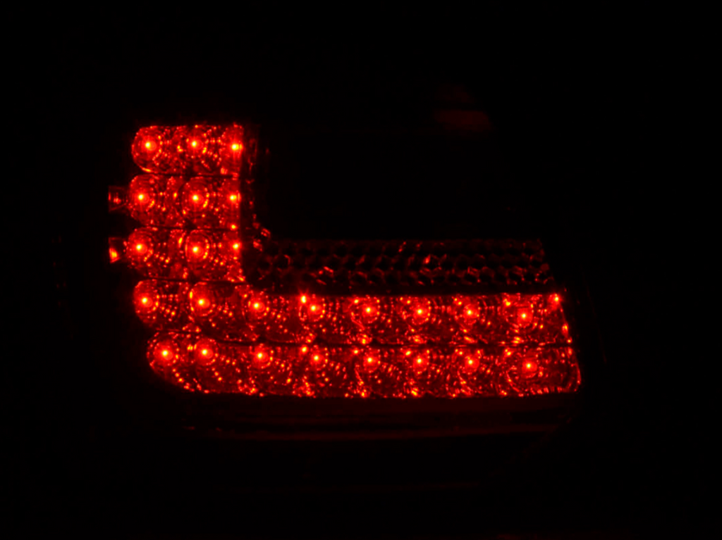 FK Set VW Polo 6R 09+ clear red LED REAR LIGHTS LAMPS TAIL BLACK LHD GTI
