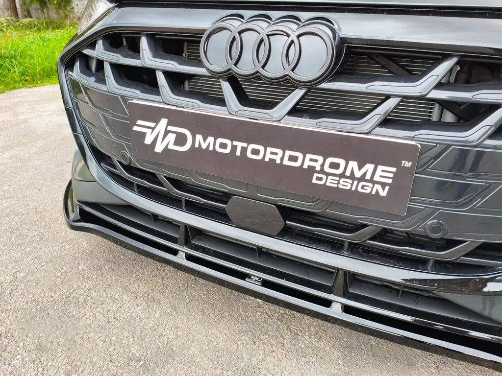 MTD Front Bumper Splitter Audi S3 / A3 S-Line 8Y Facelift Gloss Black ABS