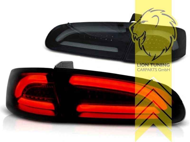 LTG Pair LED Rear Lights Tail Lamps Seat Ibiza 6L 6L1 red black 02-08 LHD