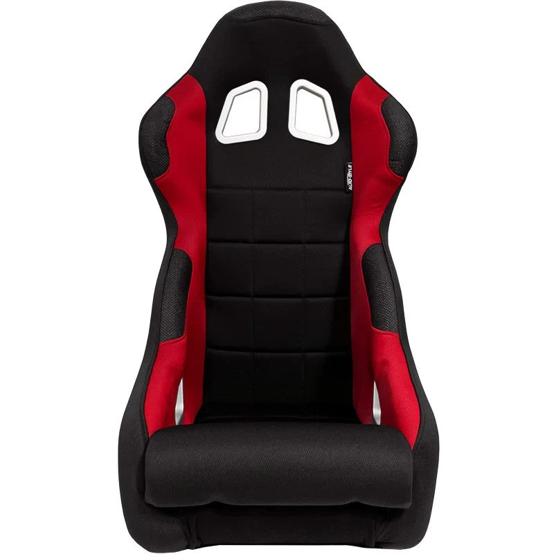 ATST x1 Fixed Back Drift Track Bucket Seat Black Red Car Van Bus Sim + slides