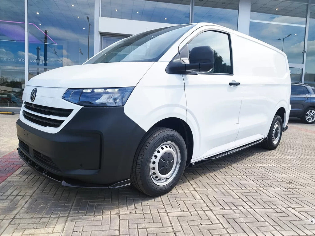 Motordrome Design Front Bumper Lower Splitter Skoda VW Transporter T7 V2 Black G