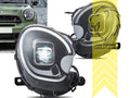 LT Pair LED DRL Lightbar Headlights BMW Mini R60 10-14 Countryman black LHD