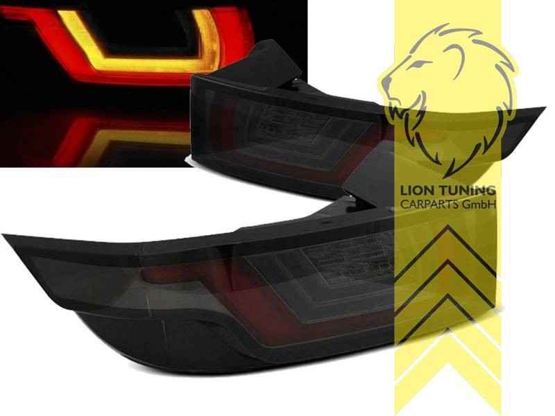 LTG LED Dynam Rear Lights Tail Lamps Range Rover Evoque LV 11-15 black smoke LHD