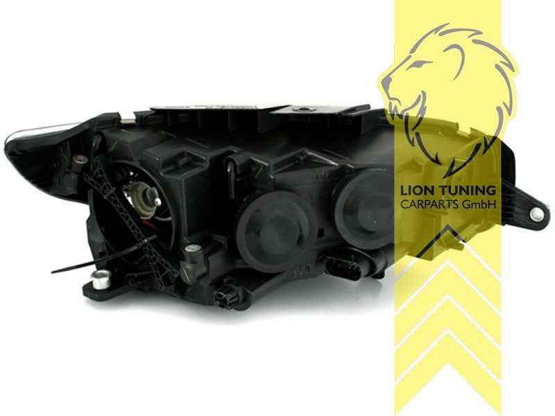 LTG DEPO Pair LED DRL Halo Lightbar Headlights VW Passat CC 357 08-12 LHD