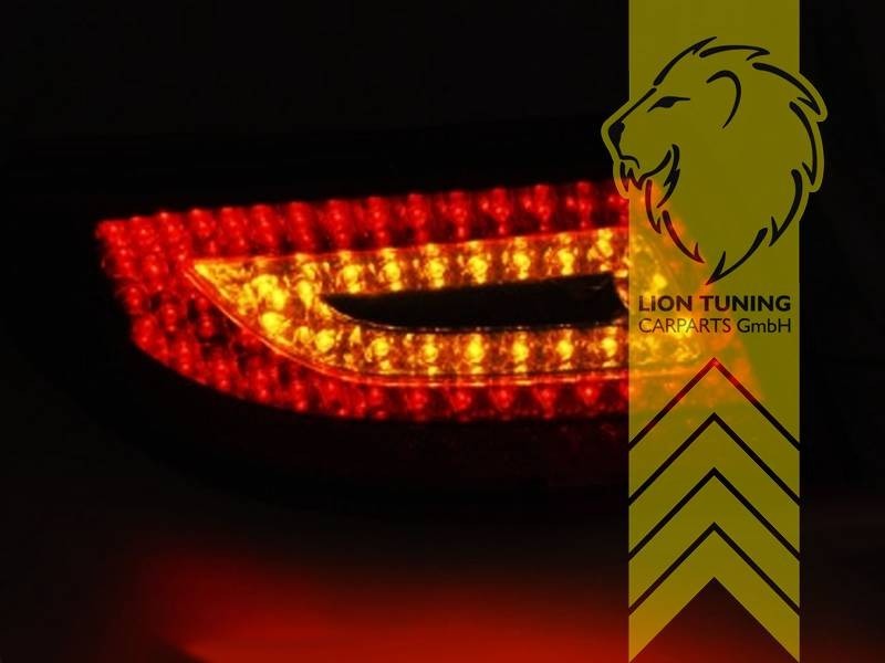 LTG Pair LED Lightbar Rear Lights Lamps Porsche 911 997 04-08 Red LHD