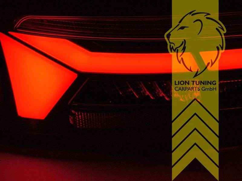 LTG Pair LED Rear Lights Lamps Audi A5 8T 8F Coupe Cabrio SB 11-16 Black LHD