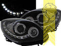 LTG Pair LED DRL Lightbar Headlights Renault Twingo 2 CN 07-11 Black LHD