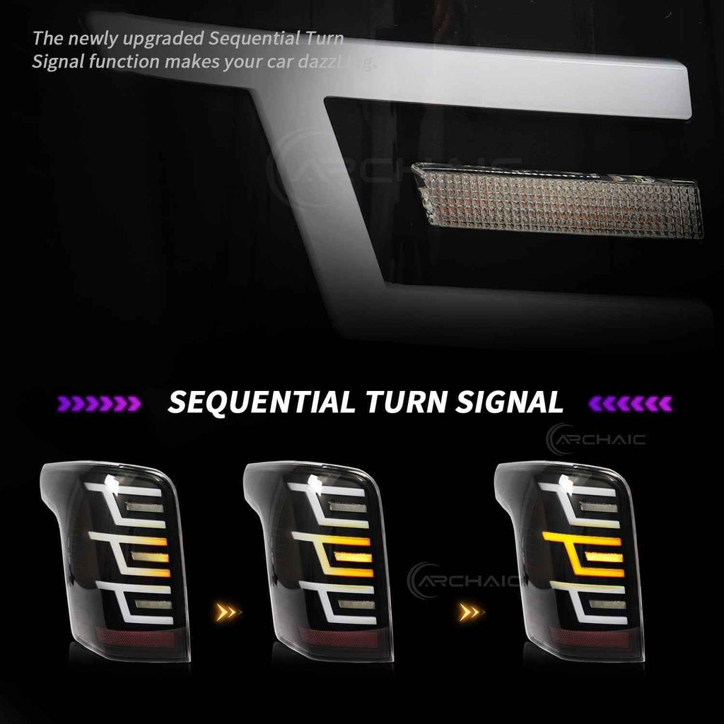 AC Pair Seq LED DRL Rear lights Tail Lamps Mitsubishi L200 Pickup Triton 05-14