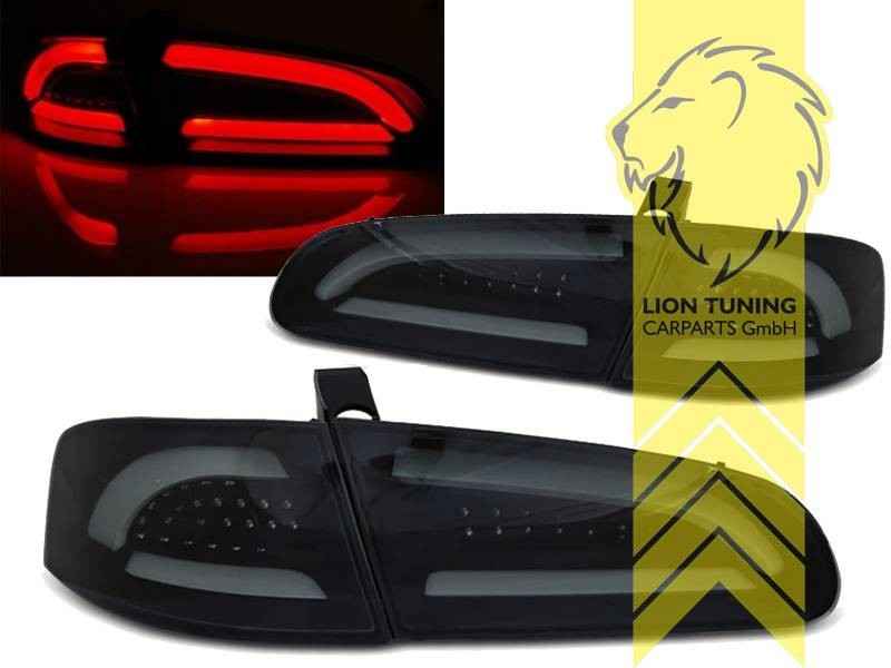 LTG Pair LED Rear Lights Tail Lamps Seat Ibiza 6L 6L1 red black 02-08 LHD