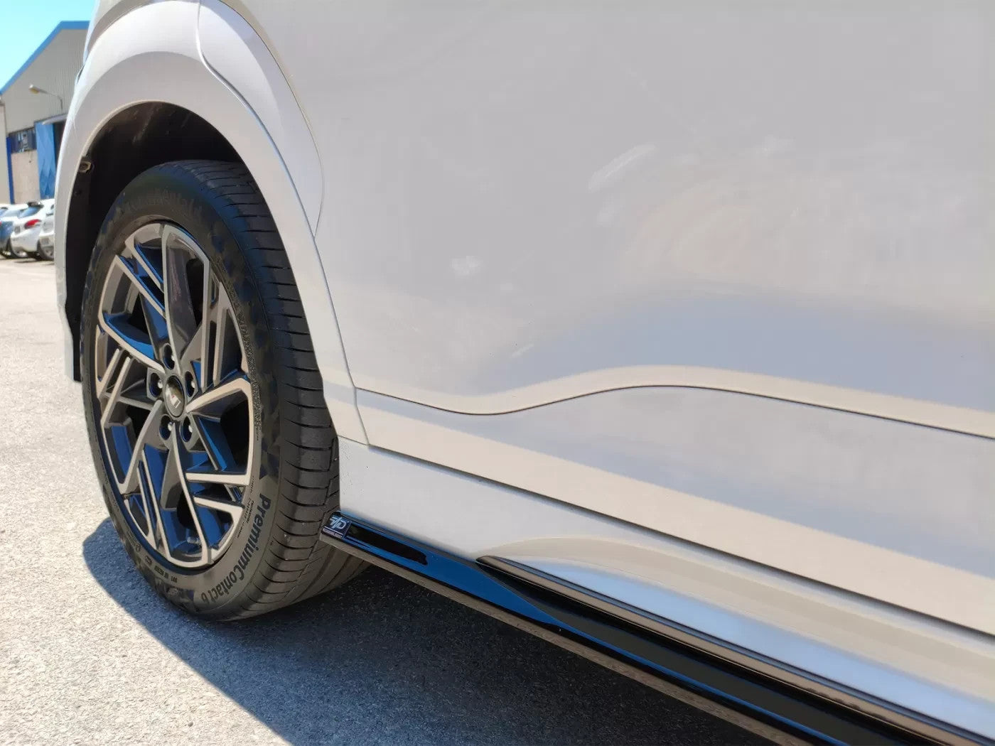 Motordrome Side Skirts Extensions Hyundai Kona Ν N-Line Mk1 Facelift Gloss Black