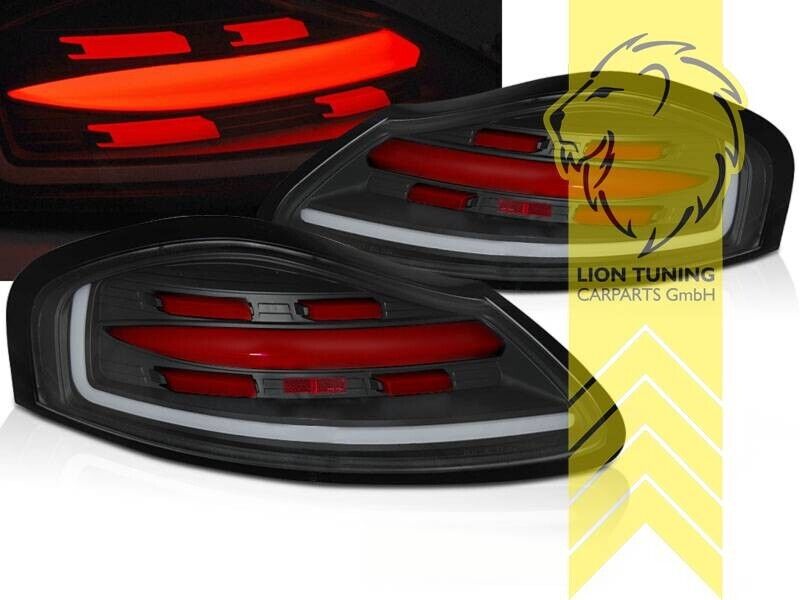 LT LED Lightbar DYNAMIC Rear Lights Tail Lamps Porsche Boxster 986 black red LHD