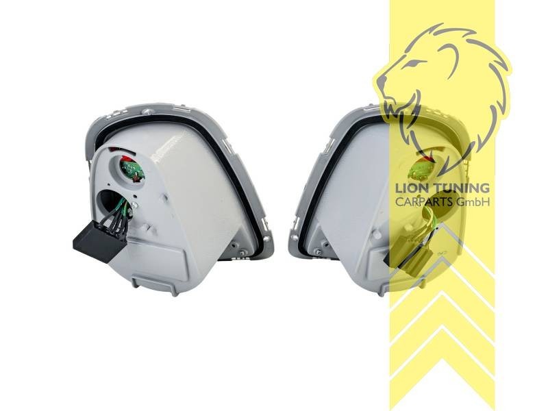 LTG Pair LED Rear Lights Tail Lamps Mini Cooper Union Jack R56 R57 chrome 10-14