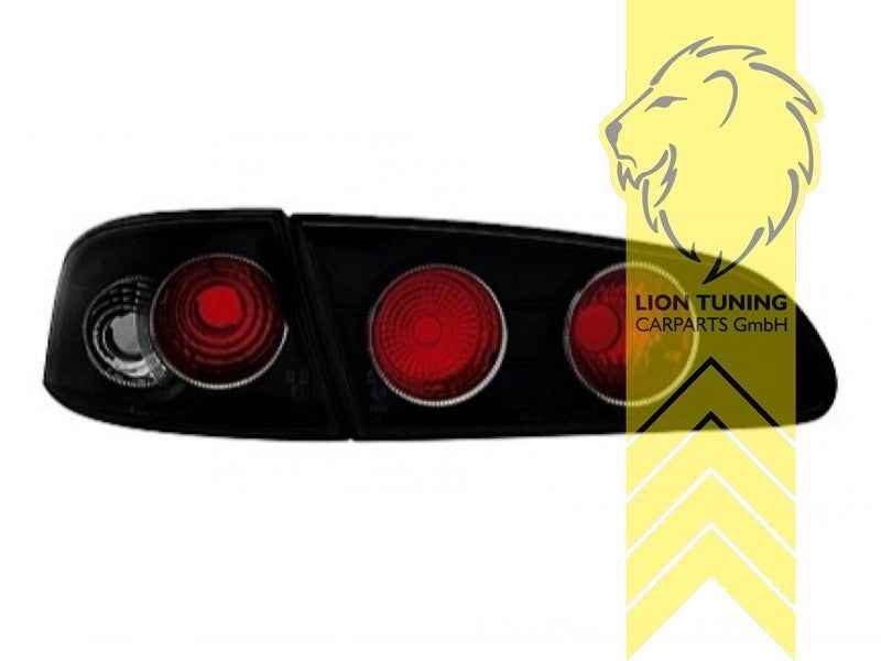 LTG Pair Halogen Afterburner Rear lights Seat Ibiza 6L 3 6L1 MK3 02-08 black LHD
