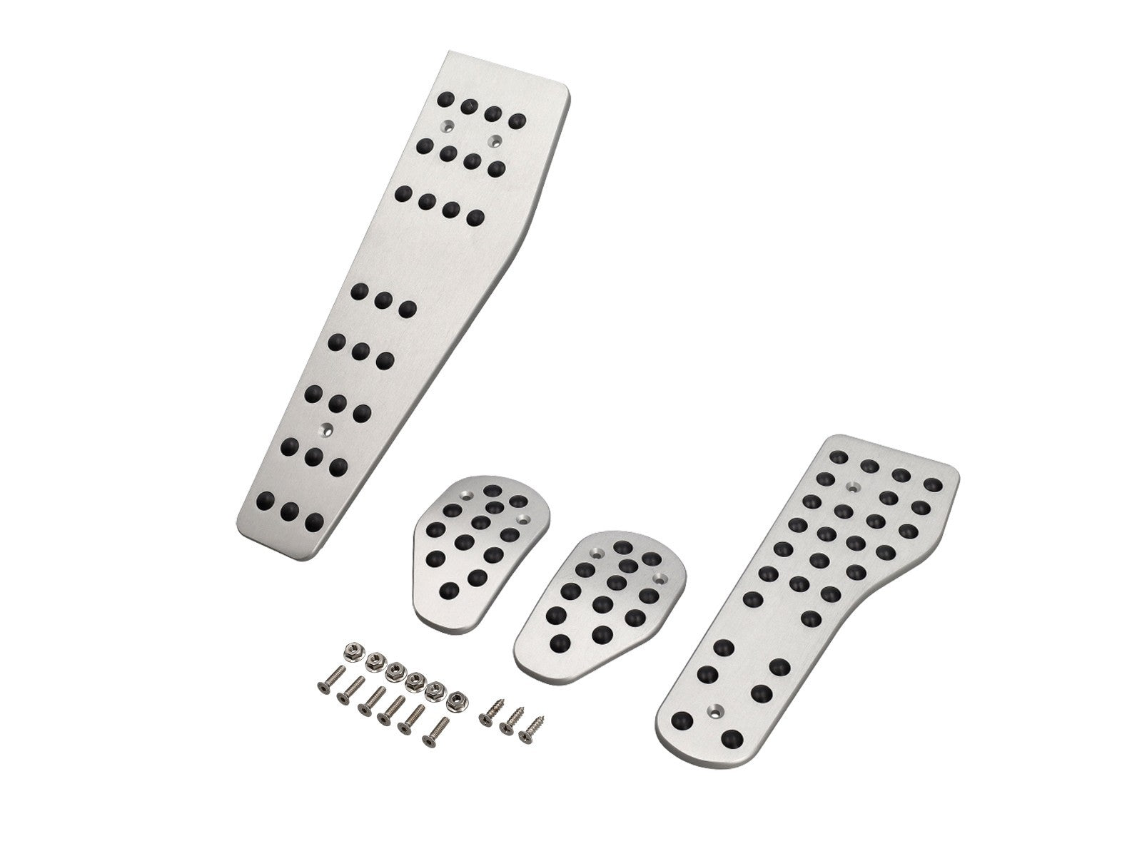 DTK New Alloy Pedals + footrest kit Porsche 986 987 987C 996 997 RHD Manual