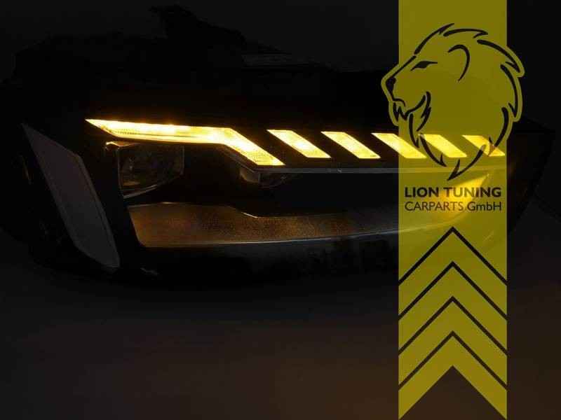 LTG Pair LED DRL Xenon Headlights Audi A4 B8 8K Sedan Avant 11-15 LHD EXPORT