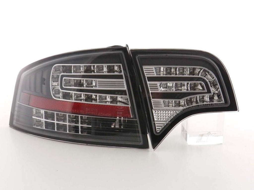 FK Pair  LED DRL Lightbar Rear Lights Audi A4 S Saloon B7 8E 04-07 black LHD