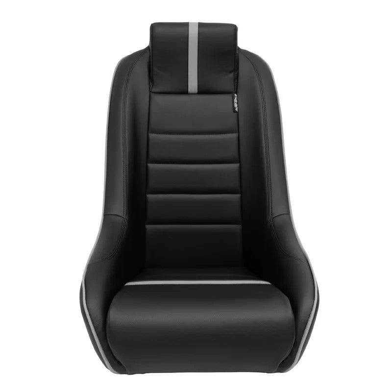 ATST x1 RS Universal Classic Bucket Seats Black Grey Synth leather + slides