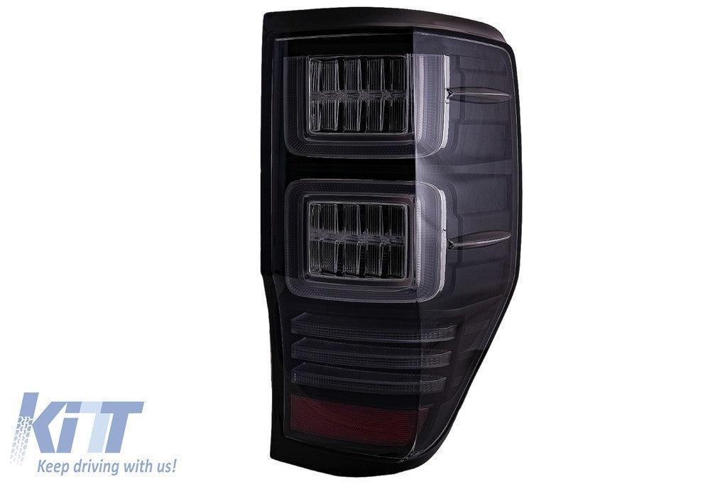 KT Pair LED Sequential Rear Lights Tail Lamps Ford Ranger 12-18 Dynamic LHD
