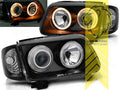 LTG LED DRL Lightbar Headlights VW Polo 6N2 6N2 99-01 Black LHD