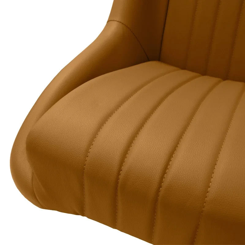 UK Auto-Style Pair Beige Tan Bucket Seats Headrests Classic Car Retro Vintage