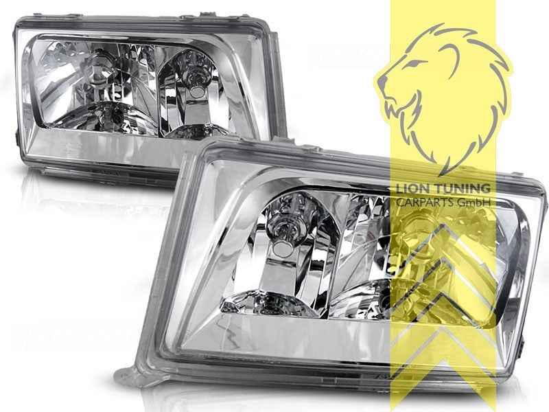 LTG Pair DEPO Halogen Headlights Mercedes W124 S124 C124 A124 E-Class 84-93 LHD