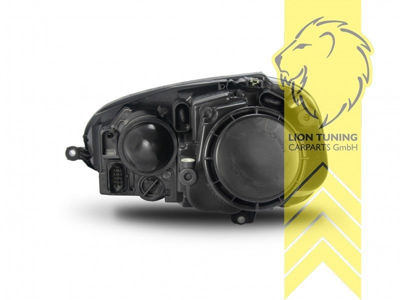 LTG Pair DEPO Halogen Headlights VW Golf 5 1K1 1K5 03-09 sedan Variant black LHD